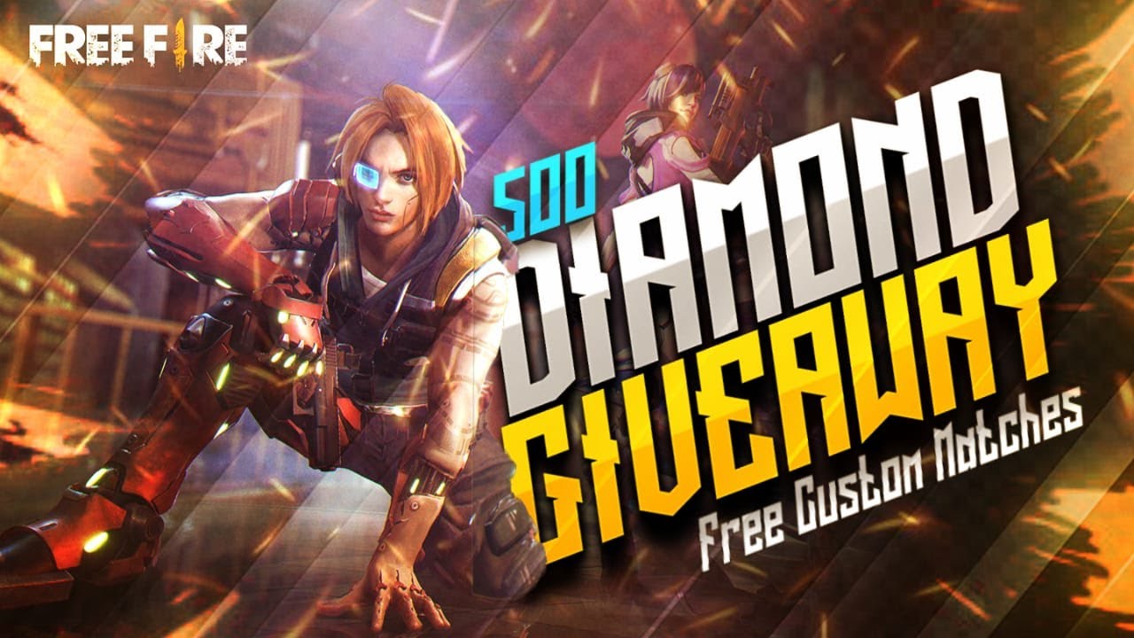 500 DIAMONDS GIVE AWAY AND FREE CUSTOM MATCHES || FREE FIRE || YOUNG CITY GT is live