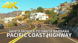 [FULL VERSION] Driving Pacific Coast Highway from Santa Monica to Santa Barbara, California, 4K UHD