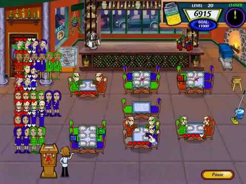 Diner Dash 2: Restaurant Rescue (PC) - Full Game 1080p60 HD Walkthrough -  No Commentary 