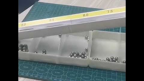 High efficiency steel ball sorting device