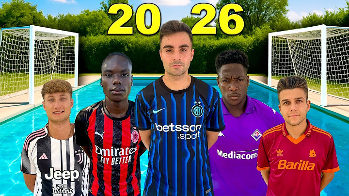 SERIE A 2026 PORTA A PORTA CHALLENGE in PISCINA 💦⚽️