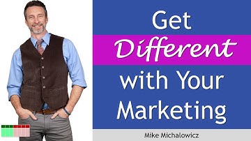 Get Different with Your Marketing with Mike Michalowicz