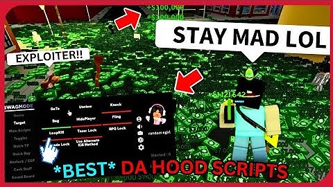 Da Hood Script / Hack | Roblox Da Hood INSTANT Cash, Troll, More | Roblox Scripts 2023