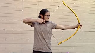 Making a 50 Pound Egyptian Style PVC Pipe Bow