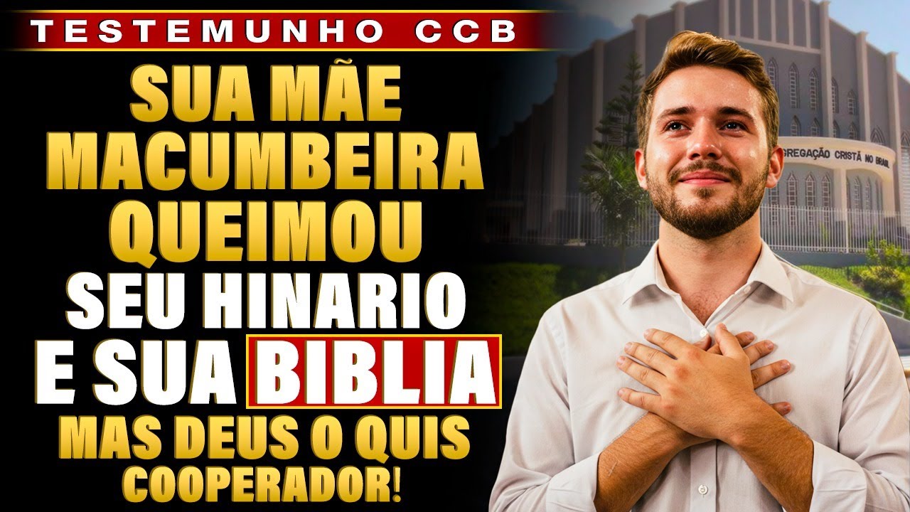 TESTEMUNHO CCB - EXU CAVEIRA QUERIA A ALMA DO MENINO, MAS DEUS O ESCOLHEU PARA SER COOPERADOR