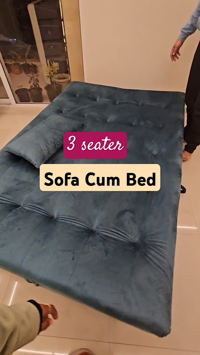 Amazon find 3 Seater Sofa Cum Bed #amazon #sofa #bed #amazonfinds #homedecor #meesho