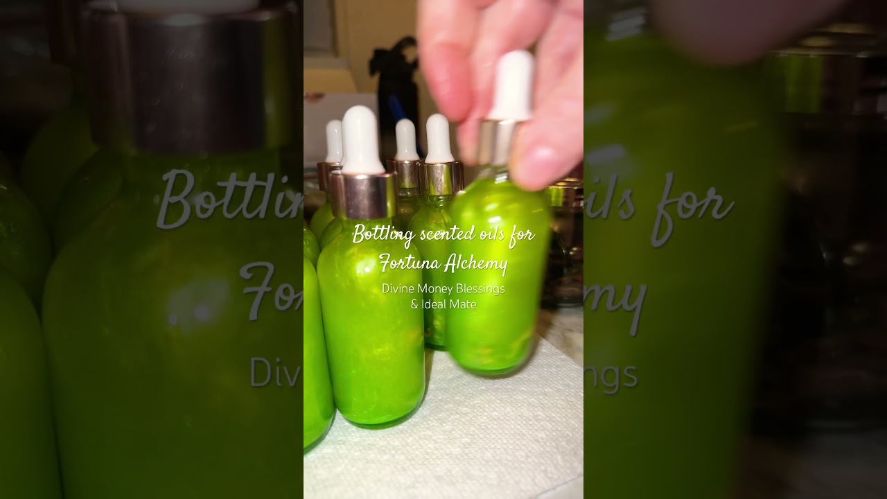 Bottling scented oils for 
