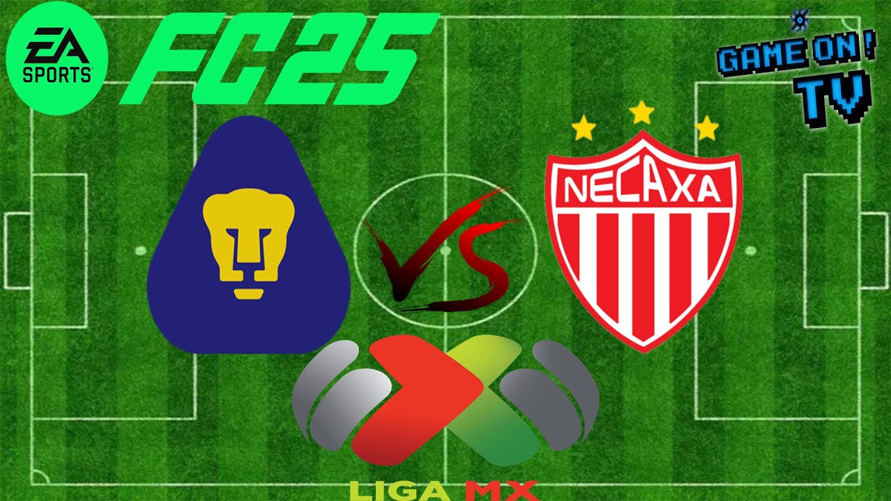 FC 25 - Pumas VS Necaxa | Jornada 4 / Liga MX Apertura 2025 (Simulación ...