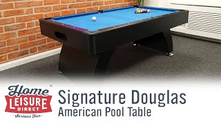 Signature Douglas Wood-Bed American Pool Table