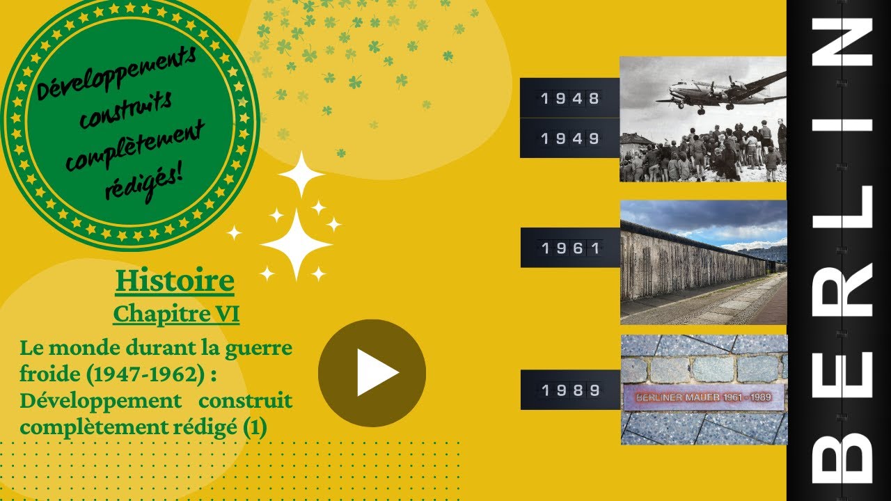 Chap.6-Le monde durant la guerre froide(1947-1962):Développement