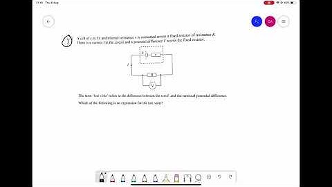 Edexcel 8PH0 A level physics paper 1- core physics 2019 June MCQ- worked solutions