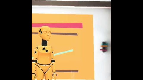 3D animation shortvideo toking with ai robot