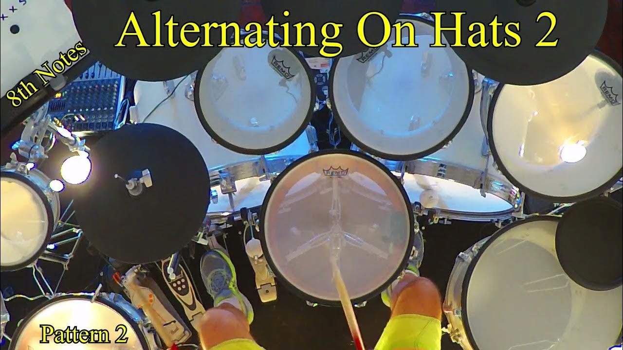 Alternating On Hi Hats Drum Lesson 2 Pattern 2 YouTube