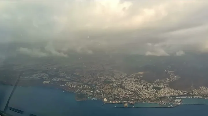 Timelapse approach Tenerife North airport TFN/GCXO 🛬