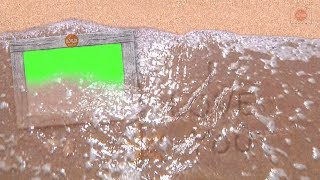 Amazing Sand Beach Green Screen Effects Love , Miss , Wedding , Hate