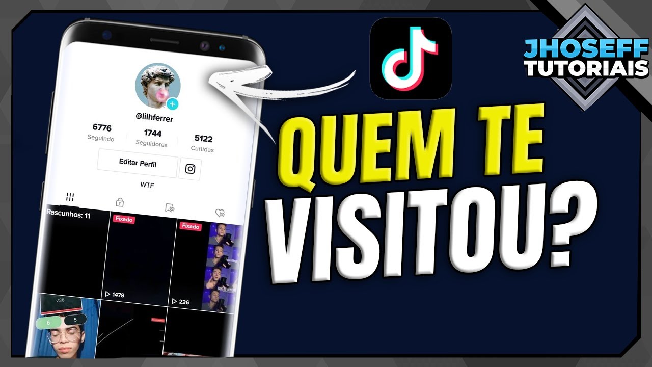 COMO SABER QUEM ENTROU NO SEU PERFIL DO TIKTOK - YouTube