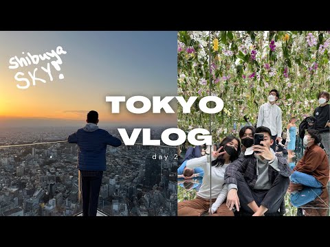 tokyo japan vlog 🇯🇵 | teamLab planets tokyo, shibuya sky, best hotel buffet breakfast (day 2)