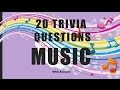 20 Trivia Questions (Music) No. 1