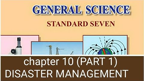 7Th std science chapter 10 DISASTER MANAGEMENT   (PART 1) Maharashtra board english med.semi english