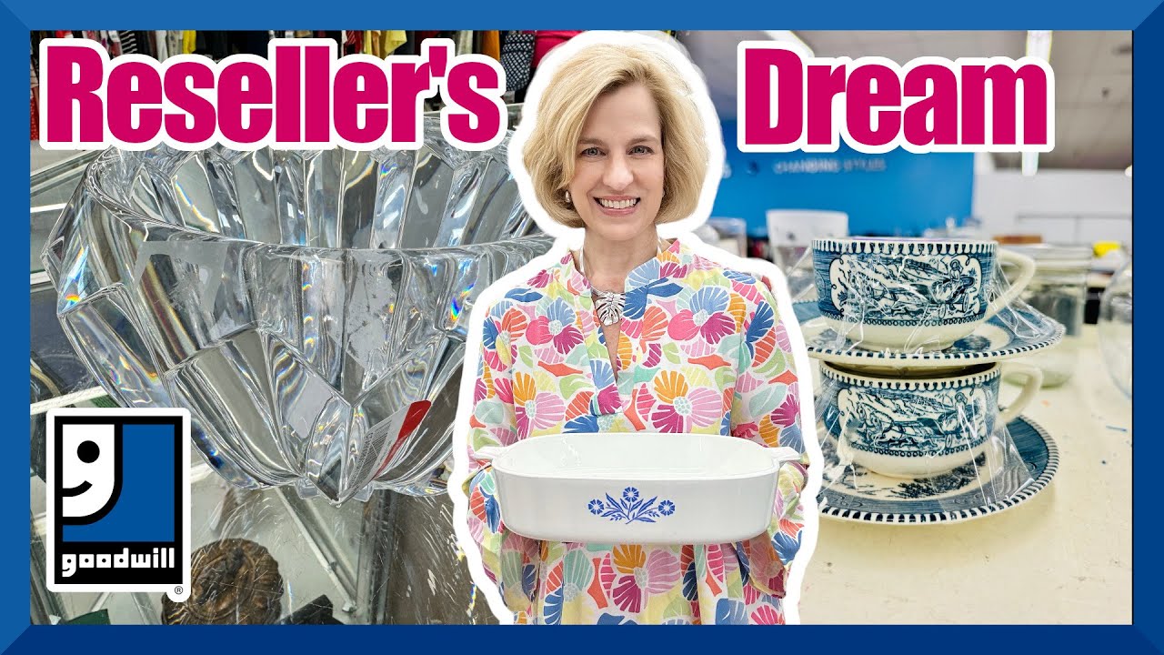 Luxury Goodwill offers high-end brands in home decor and fashion! Turn your thrift store finds into profit with resale dreams!