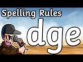 Spelling Words Ending in 'G'