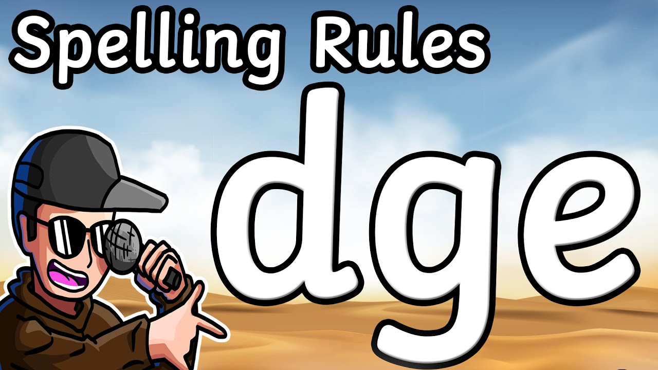 spelling rule rap the final j sound dge and ge youtube