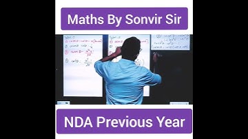 NDA Previous Year Question,Maths Easy Tricks By Sonvir Sir, Sonvir Sir Live