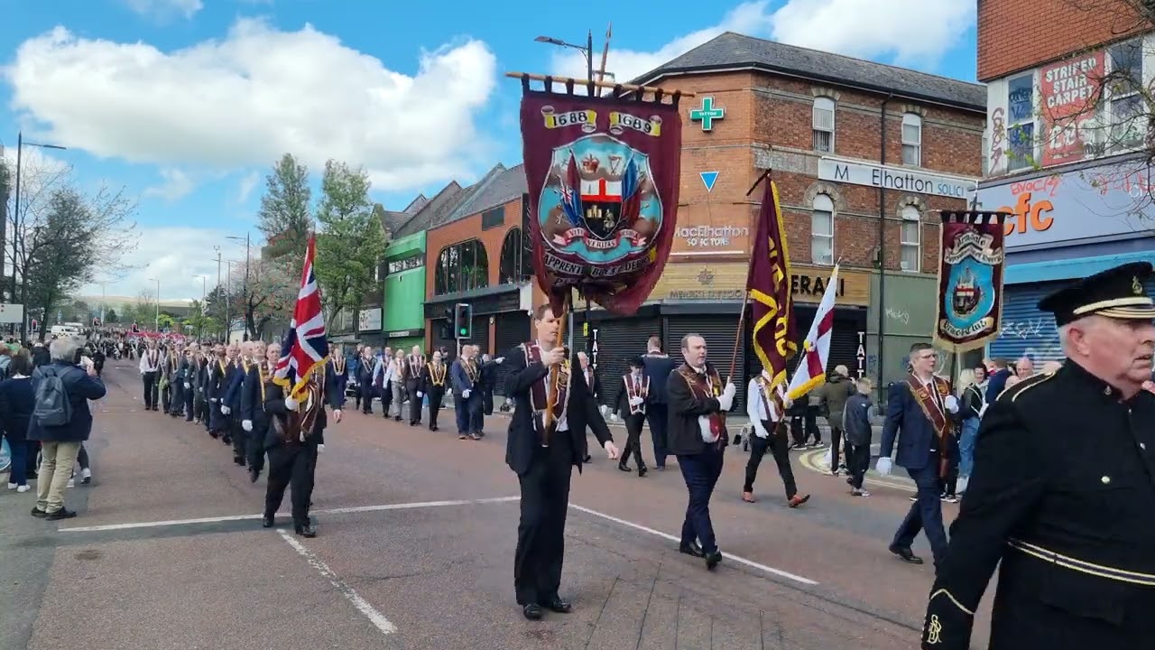 Apprentice Boys of Derry (ABOD) - Belfast & District Amalgamated Committee - Easter Monday parade