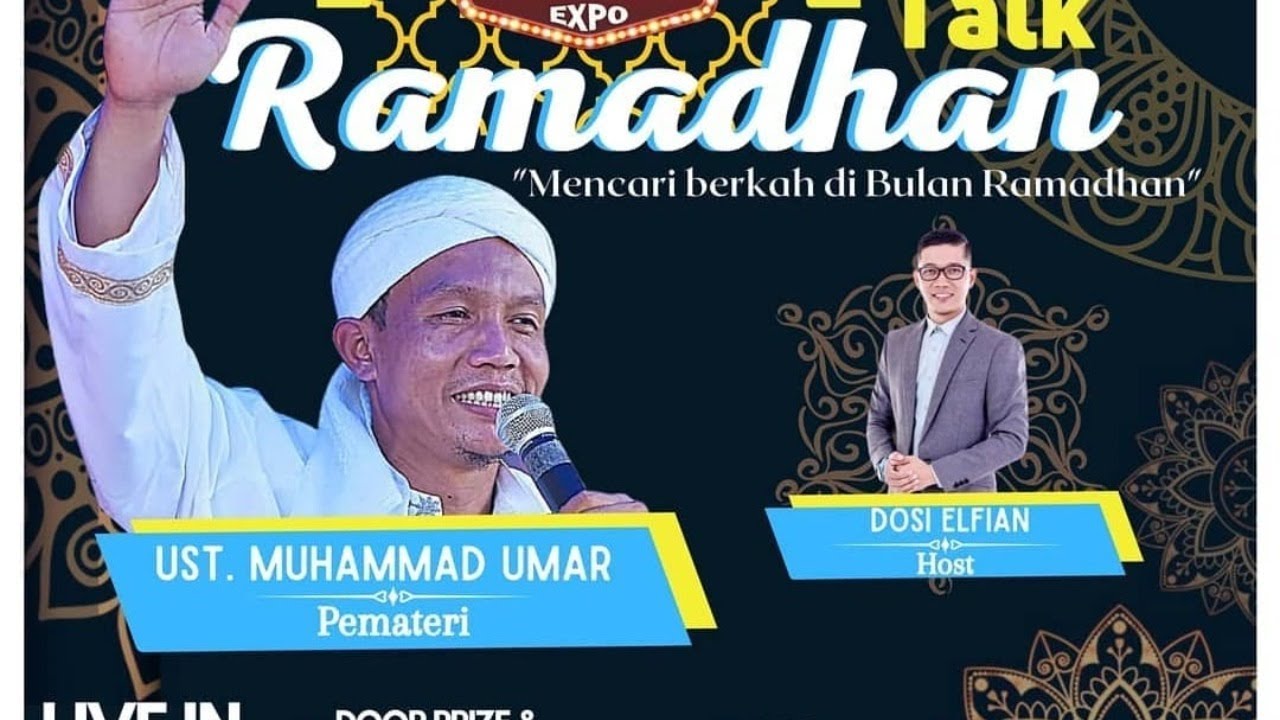 LIVE: Ramadhan Talk Bersama Ustadz Muhammad Umar - YouTube