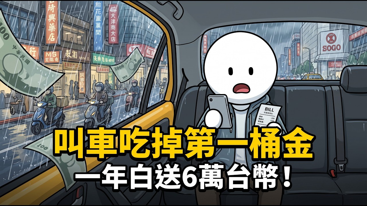 天冷趕時間就叫Uber?拆解「無感交通費」如何悄悄吃掉你的第一桶金! 縮圖