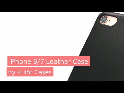 Personalized iPhone 7 iPhone 8 Custom Leather Case | Kulör Cases