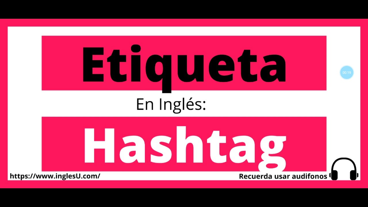 Cómo se dice etiqueta en inglés etiqueta en ingles YouTube