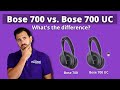 Bose 700 vs Bose 700 UC - What's the Difference?