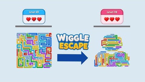 Wiggle Escape: Snake Puzzle All Levels (Part 6) | No Commentary & No Music | Android Gameplay