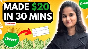 Made $20 in 30 mins on Fiverr with Canva | Shivalika Sahu 🤑
