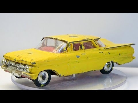 Corgi restoration Chevrolet Impala Taxi nr 480 . Diecast car. Making Parts