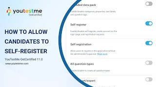 YouTestMe GetCertified 11.0 - How to Allow Students to Self-Register