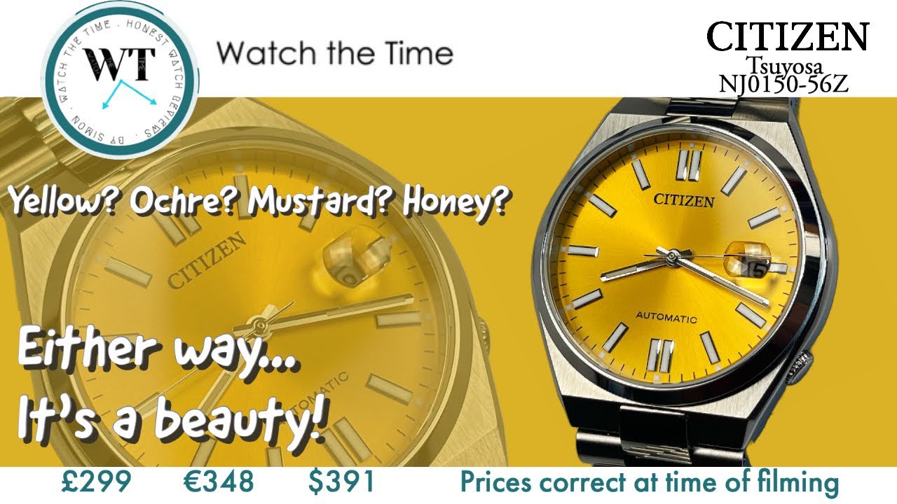Citizen Tsuyosa (NJ0150-56Z) | Yellow? Ochre? Mustard? Honey
