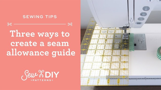 DIY Seam Guide Quick Sewing Trick