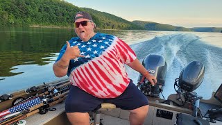 Allegheny Reservoir camping and fishing pt.1