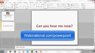 How to Create Your Webinar Presentation in PowerPoint