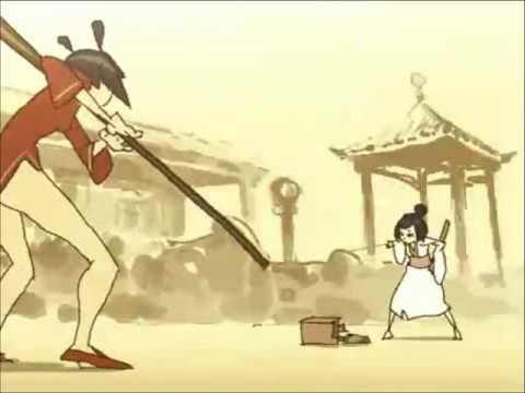 Kong Fu Girl VS Samurai Girl by F.cp.