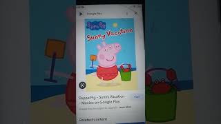Peppa Pig - Sunny Vacation Test Card