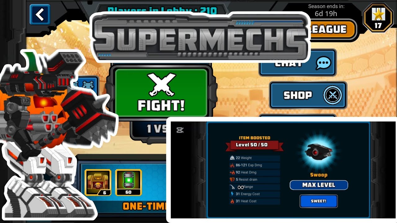 Super Mechs 🤖 Max Level 50 Swoop💥 [ Super powerful machine ] 💯💥🙀 - YouTube