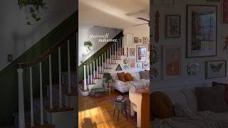 adding a little color to the stairwell 🌿 #homedecor #staircase #stairs  #beforeandafter #interiors