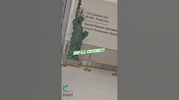 Skip U.S. Customs?! Here’s How!✈️ #traveltips #shorts #customsclearance
