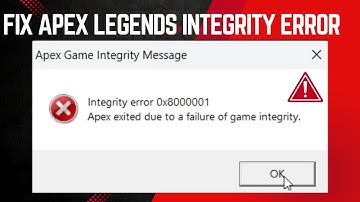 How to Fix Apex Legends integrity error in windows
