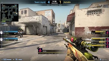 CS:GO POV Demo Astralis device (39/15) vs Liquid (de_dust2)