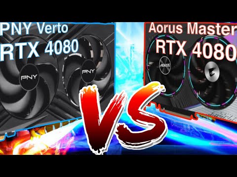 PNY Verto RTX 4080 vs. Gigabyte Aorus Master RTX 4080 - Unboxing & side-by-side