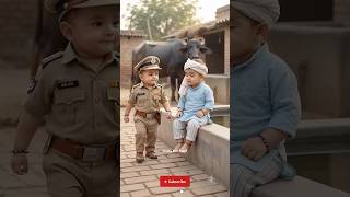 Police Karantaye Lanjama 😂#babytalk #cutebaby #police #comedy #latest